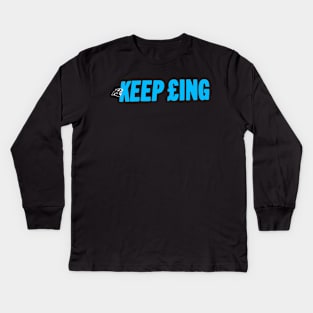 Keep Pounding Panthers UK Kids Long Sleeve T-Shirt